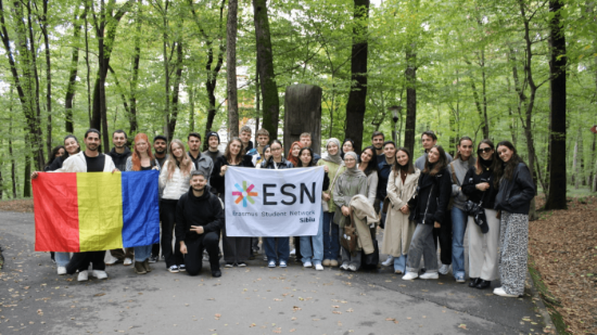 Bild von Studierenden bei einem Auslandssemester in Rumänien mit Erasmus+