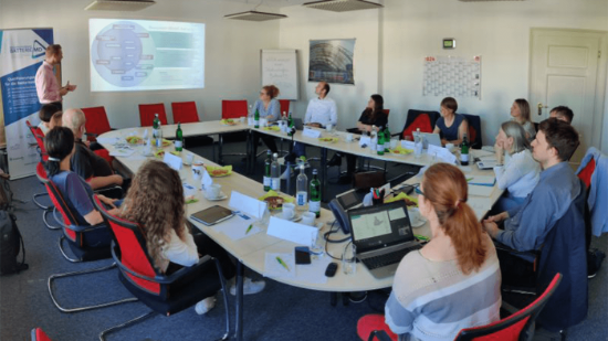 Erste Vorstellung der Ergebnisse beim Statustreffen mit dem Projektträger VDI/VDE | Fotograf: Constantin Wolf